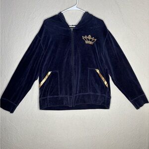 Midnight velvet women’s 1x zip up jacket